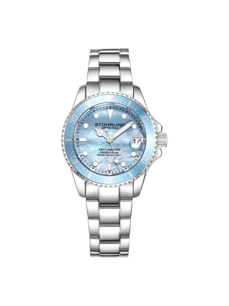 Nwt Stuhrling Original Vogue Quartz Blue Dial Ladies Watch